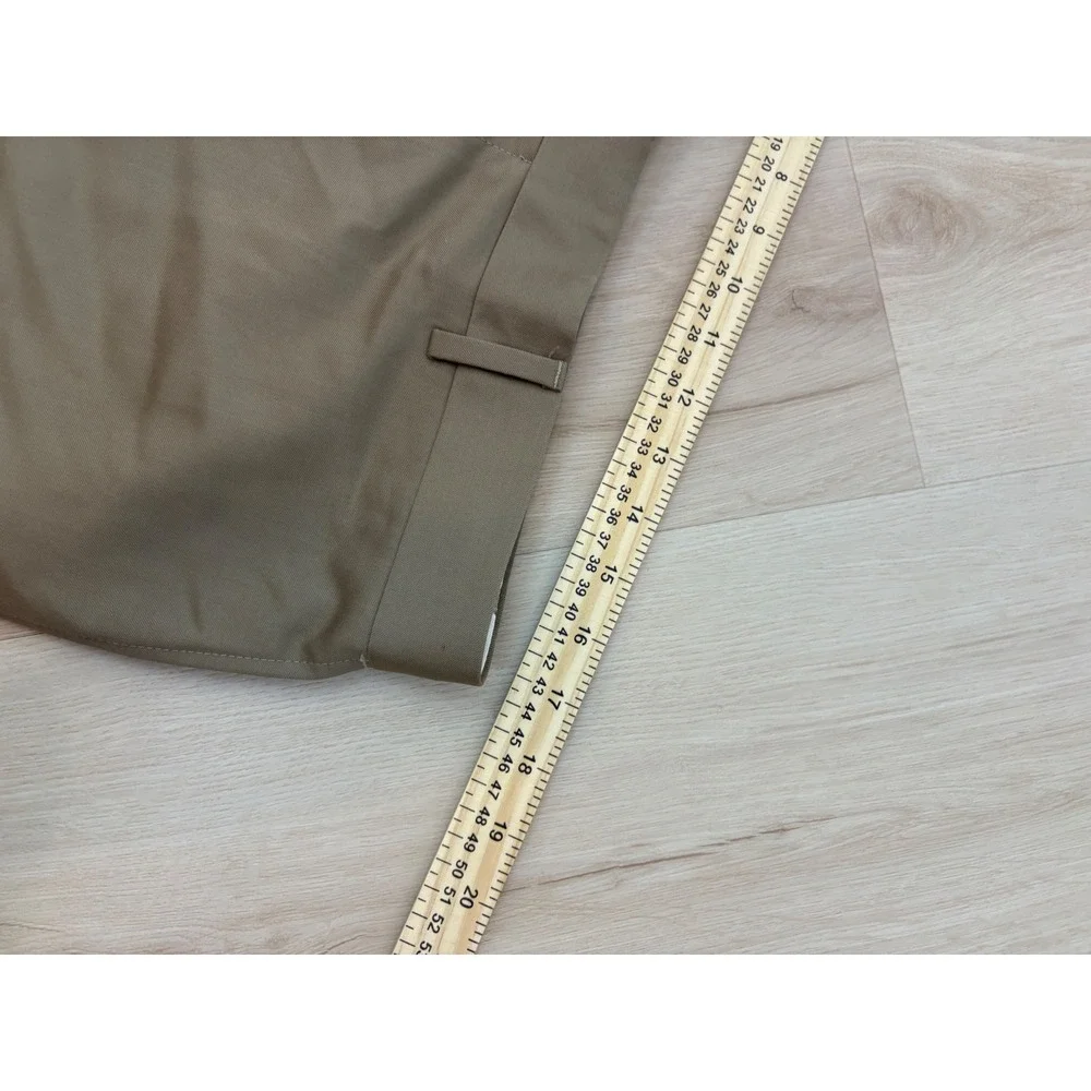 BOSS Hugo Boss Dress Pant Men 38R Tan Virgin Wool James Brown US Trousers Luxury